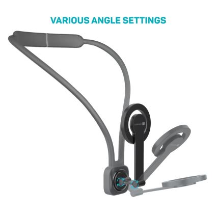CONNECT IT CFF-6020-GY - Lankstus magnetinis MagSafe telefono laikiklis ant kaklo
