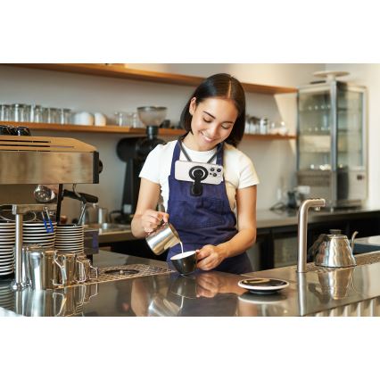 CONNECT IT CFF-6020-GY - Lankstus magnetinis MagSafe telefono laikiklis ant kaklo