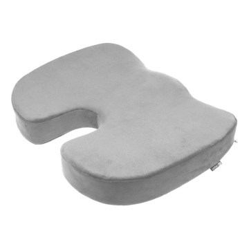 CONNECT IT CFH-5290-GY - Ergonomiška kėdės pagalvėlė pilka