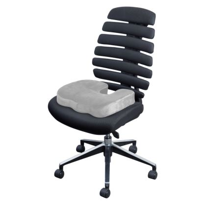 CONNECT IT CFH-5290-GY - Ergonomiška kėdės pagalvėlė pilka