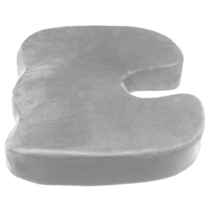 CONNECT IT CFH-5290-GY - Ergonomiška kėdės pagalvėlė pilka
