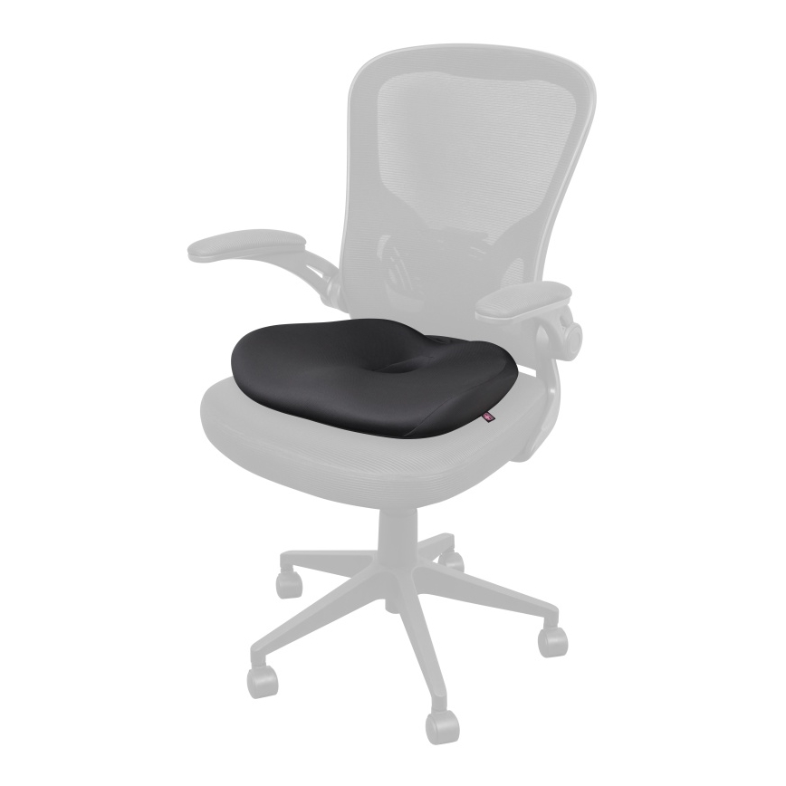 CONNECT IT CFH-5501-GY - Ergonomiška kėdės pagalvėlė antracitas