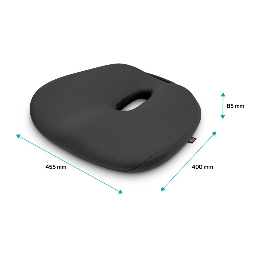 CONNECT IT CFH-5501-GY - Ergonomiška kėdės pagalvėlė antracitas
