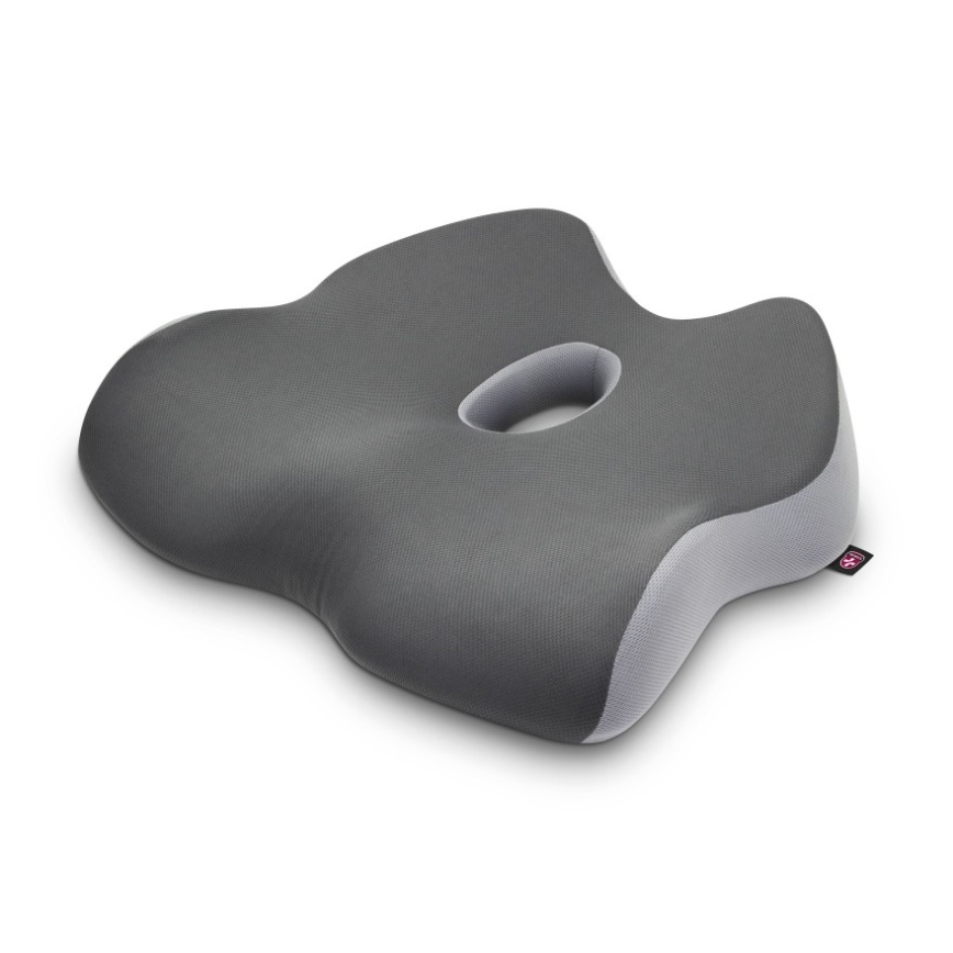 CONNECT IT CFH-5901-GY - Ergonomiška kėdės pagalvėlė pilka