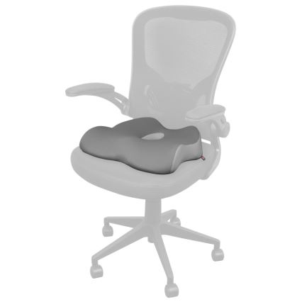 CONNECT IT CFH-5901-GY - Ergonomiška kėdės pagalvėlė pilka