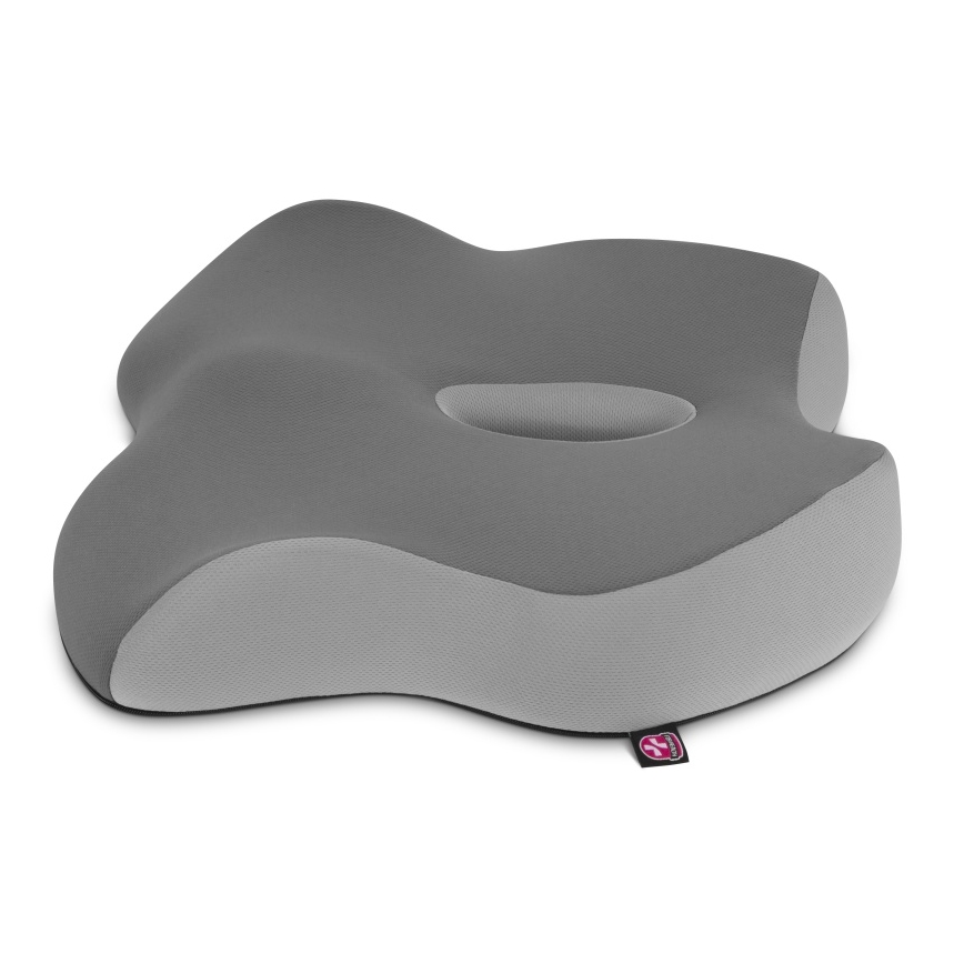 CONNECT IT CFH-5901-GY - Ergonomiška kėdės pagalvėlė pilka
