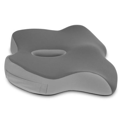 CONNECT IT CFH-5901-GY - Ergonomiška kėdės pagalvėlė pilka