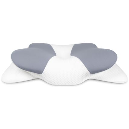 CONNECT IT CFH-6032-WH - Anatomijos pagalvė Gemini balta/pilka