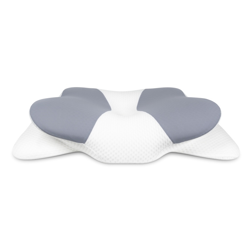 CONNECT IT CFH-6032-WH - Anatominė pagalvė Gemini balta/pilka