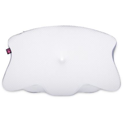 CONNECT IT CFH-6032-WH - Anatominė pagalvė Gemini balta/pilka