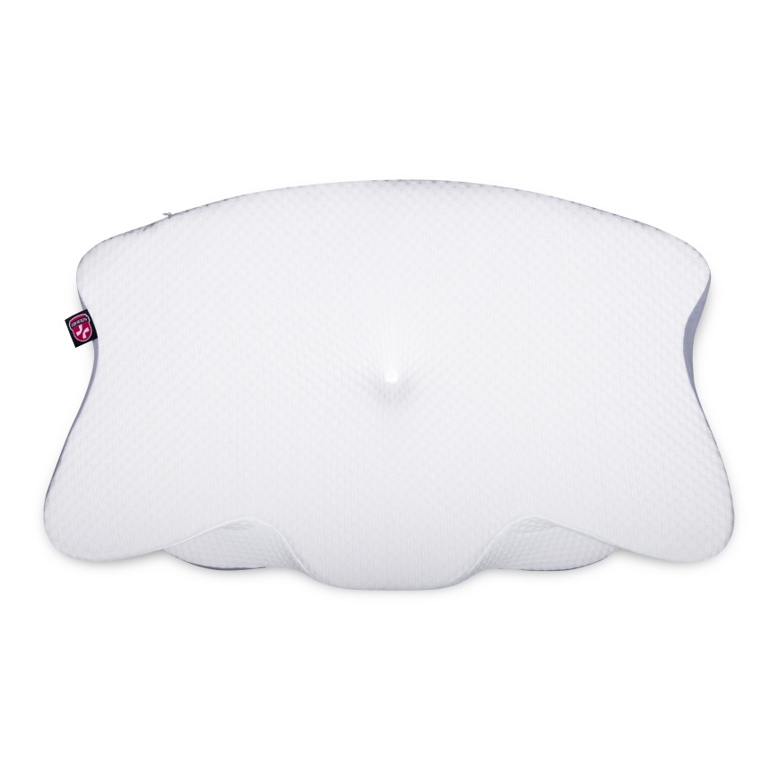 CONNECT IT CFH-6032-WH - Anatominė pagalvė Gemini balta/pilka