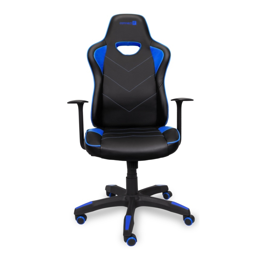 CONNECT IT CGC-0700-BL - Žaidimų kėdė LeMans Pro juoda/mėlyna