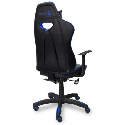 CONNECT IT CGC-0700-BL - Žaidimų kėdė LeMans Pro juoda/mėlyna