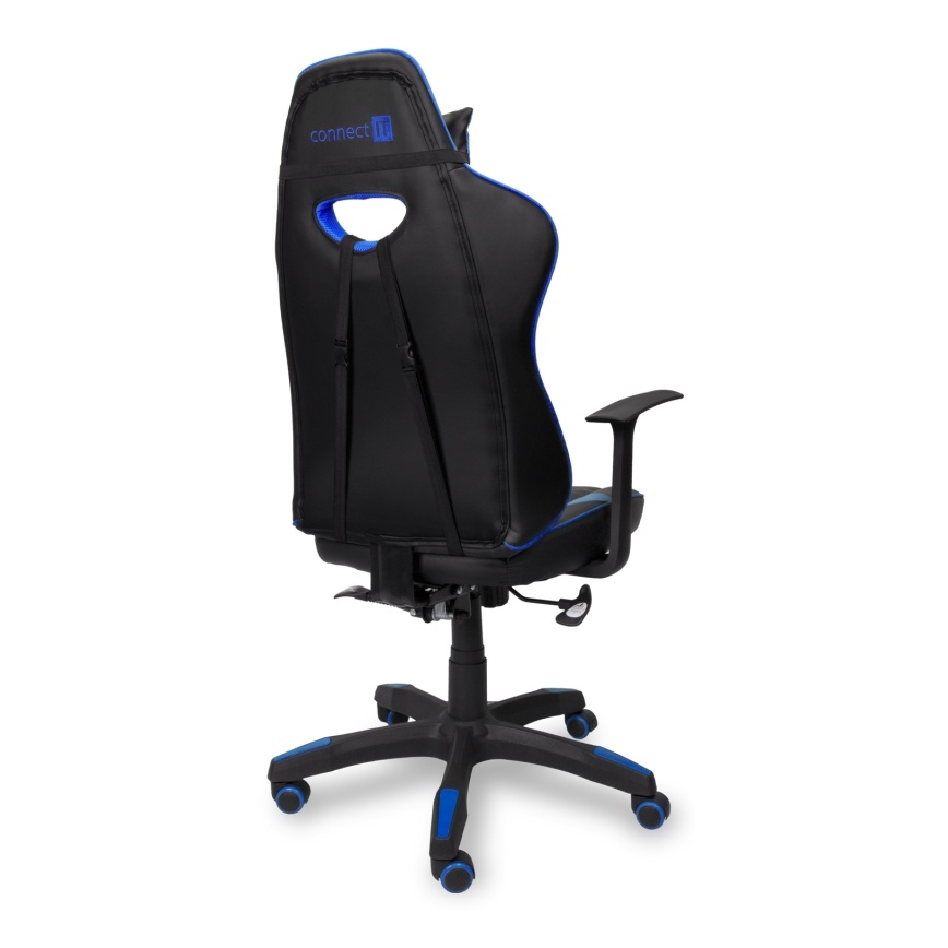 CONNECT IT CGC-0700-BL - Žaidimų kėdė LeMans Pro juoda/mėlyna