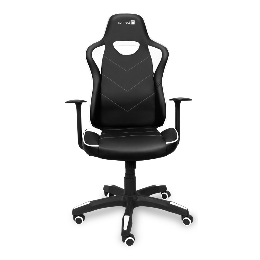 CONNECT IT CGC-0700-WH - Žaidimų kėdė LeMans Pro juoda/balta