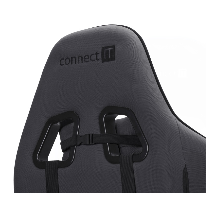 CONNECT IT CGC-1200-GY - Žaidimų kėdė Monaco Pro pilka/juoda