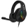 CONNECT IT CHP-3595-BK - LED RGB Laidinės žaidimų ausinės su mikrofonu juoda