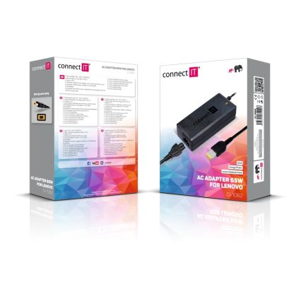 CONNECT IT CI-1062 - Maitinimo adapteris Lenovo nešiojamiesiems kompiuteriams 65W