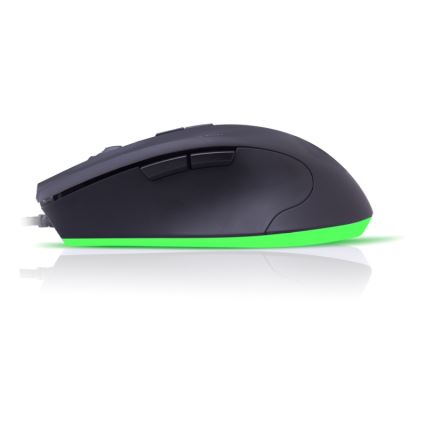 CONNECT IT CI-1128 - LED Laidinė žaidimų pelė 1000/1200/1600/3200 DPI juoda
