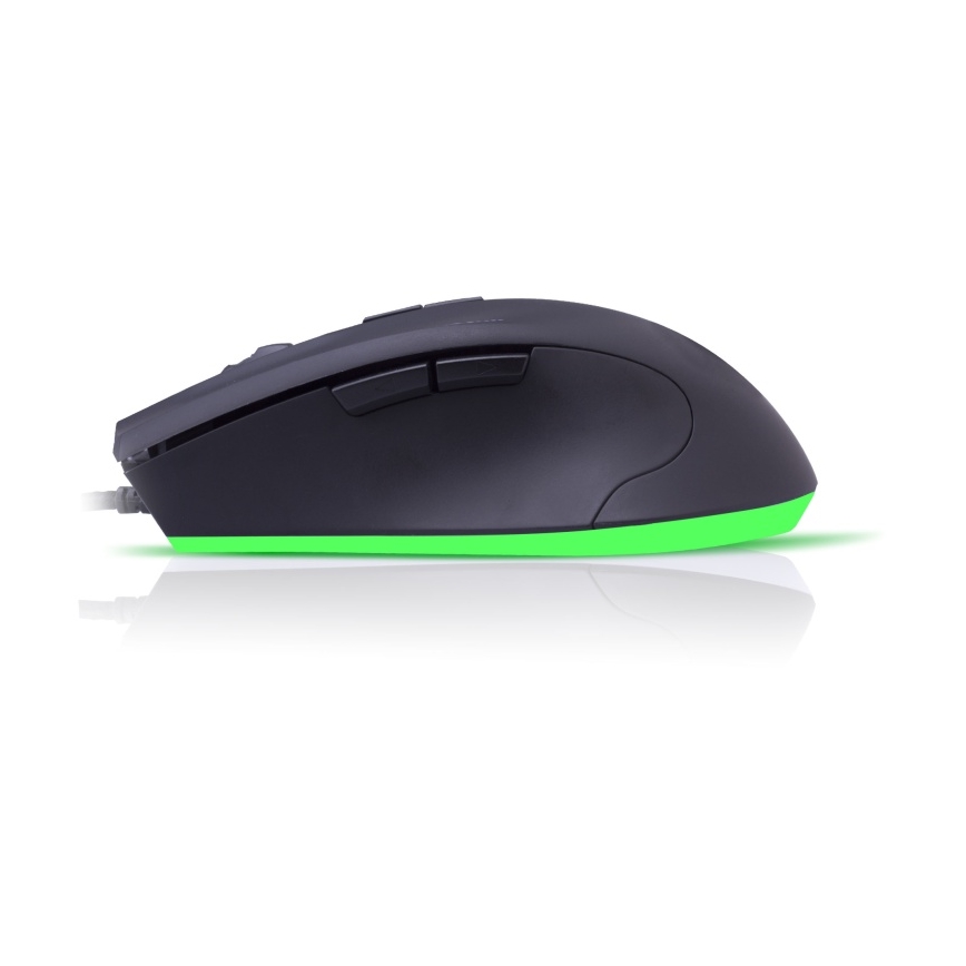 CONNECT IT CI-1128 - LED Laidinė žaidimų pelė 1000/1200/1600/3200 DPI juoda