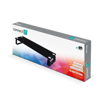 CONNECT IT CI-1134 - Daugiafunkcinis stiklinis pagrindas juoda