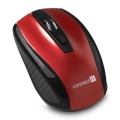 CONNECT IT CI-1224 - Belaidė pelė 800/1200/1600 DPI 2xAAA juoda/raudona