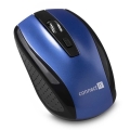 CONNECT IT CI-1225 - Belaidė pelė 800/1200/1600 DPI 2xAAA juoda/mėlyna