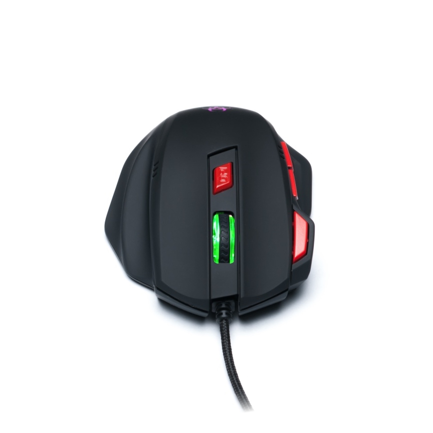 CONNECT IT CI-191 - LED Laidinė žaidimų pelė 800/1600/2400/3200 DPI juoda
