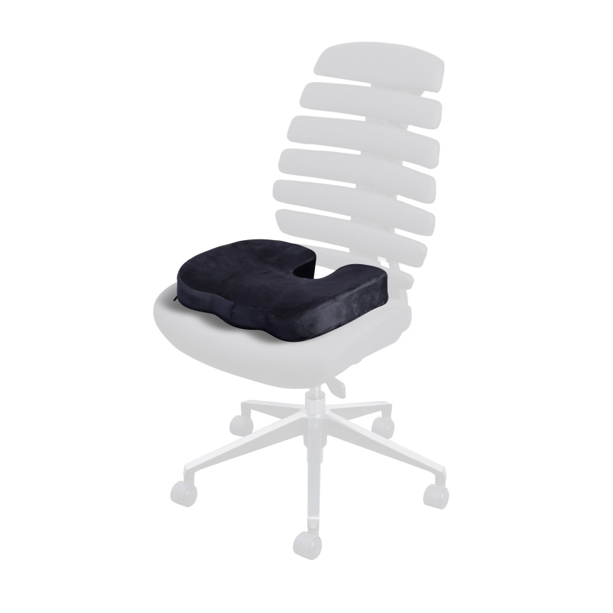 CONNECT IT CI-528 - Ergonomiška kėdės pagalvėlė juoda