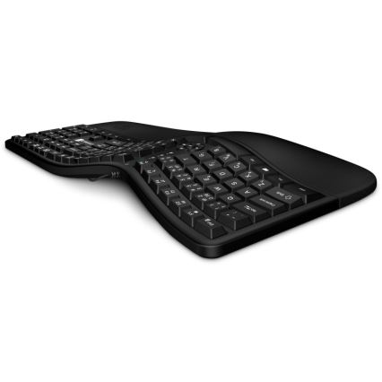 CONNECT IT CKB-2800-CS - Ergonomiška belaidė klaviatūra su CZ/SK lokalizacija juoda