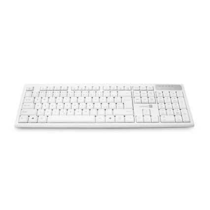 CONNECT IT CKB-3010-CS - Multimedijos belaidė klaviatūra su CZ/SK lokalizacija 2xAAA balta