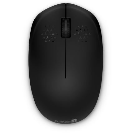 CONNECT IT CKM-4500-CS - Belaidė klaviatūra ir pelė 1000 DPI su CZ/SK lokalizacija 1xAAA + 1xAA juoda