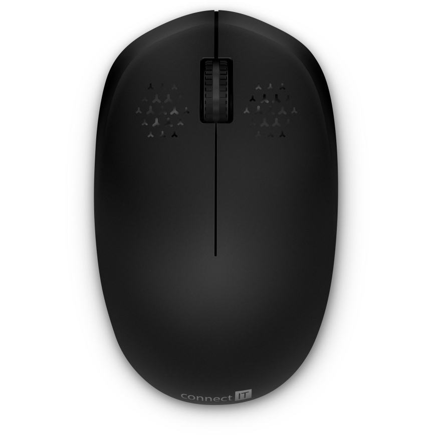 CONNECT IT CKM-4500-CS - Belaidė klaviatūra ir pelė 1000 DPI su CZ/SK lokalizacija 1xAAA + 1xAA juoda