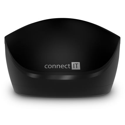 CONNECT IT CKM-4500-CS - Belaidė klaviatūra ir pelė 1000 DPI su CZ/SK lokalizacija 1xAAA + 1xAA juoda