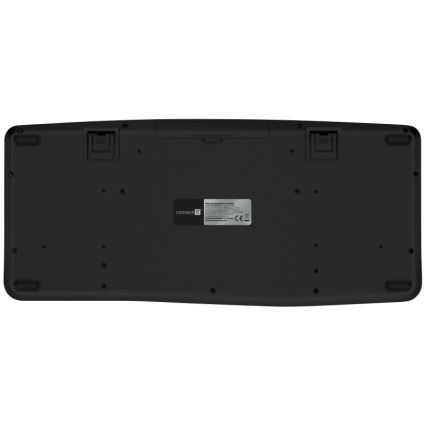CONNECT IT CKM-6010-CS - Ergonomiška belaidė klaviatūra ir pelė 800/1200/1600/2400 DPI su CZ/SK lokalizacija 1xAA + 2xAAA juoda