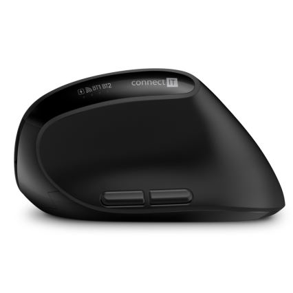 CONNECT IT CKM-6010-CS - Ergonomiška belaidė klaviatūra ir pelė 800/1200/1600/2400 DPI su CZ/SK lokalizacija 1xAA + 2xAAA juoda