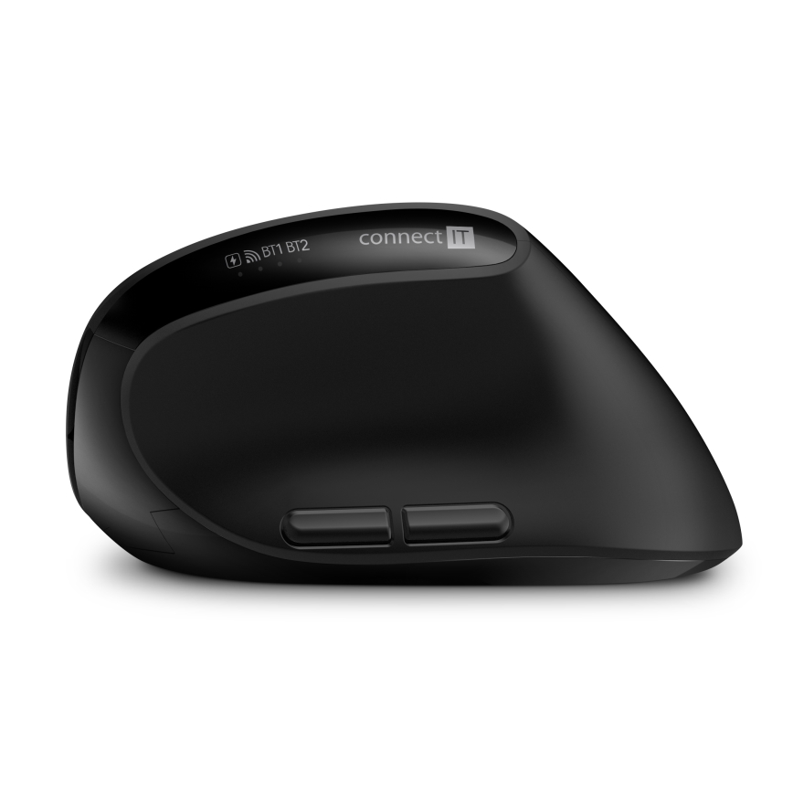 CONNECT IT CKM-6010-CS - Ergonomiška belaidė klaviatūra ir pelė 800/1200/1600/2400 DPI su CZ/SK lokalizacija 1xAA + 2xAAA juoda