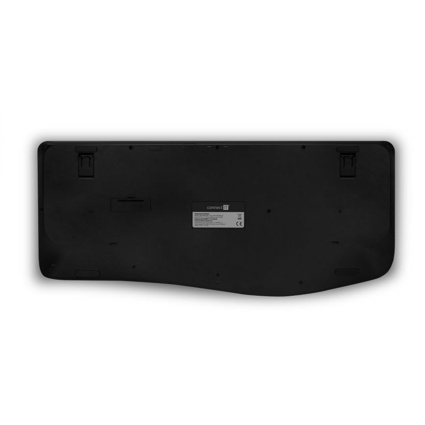 CONNECT IT CKM-7803-CS - Belaidė klaviatūra ir pelė 1200 DPI su CZ/SK lokalizacija 1xAAA + 1xAA juoda