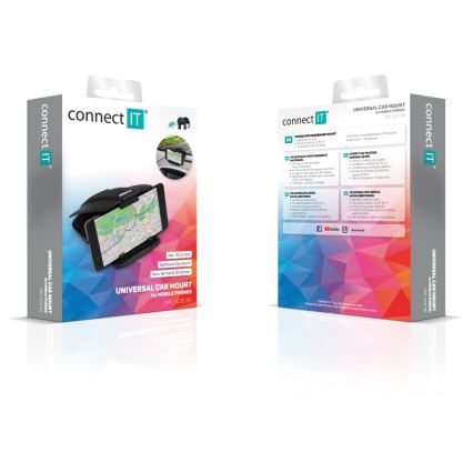 CONNECT IT CMC-5010-BK - Automobilio telefono laikiklis