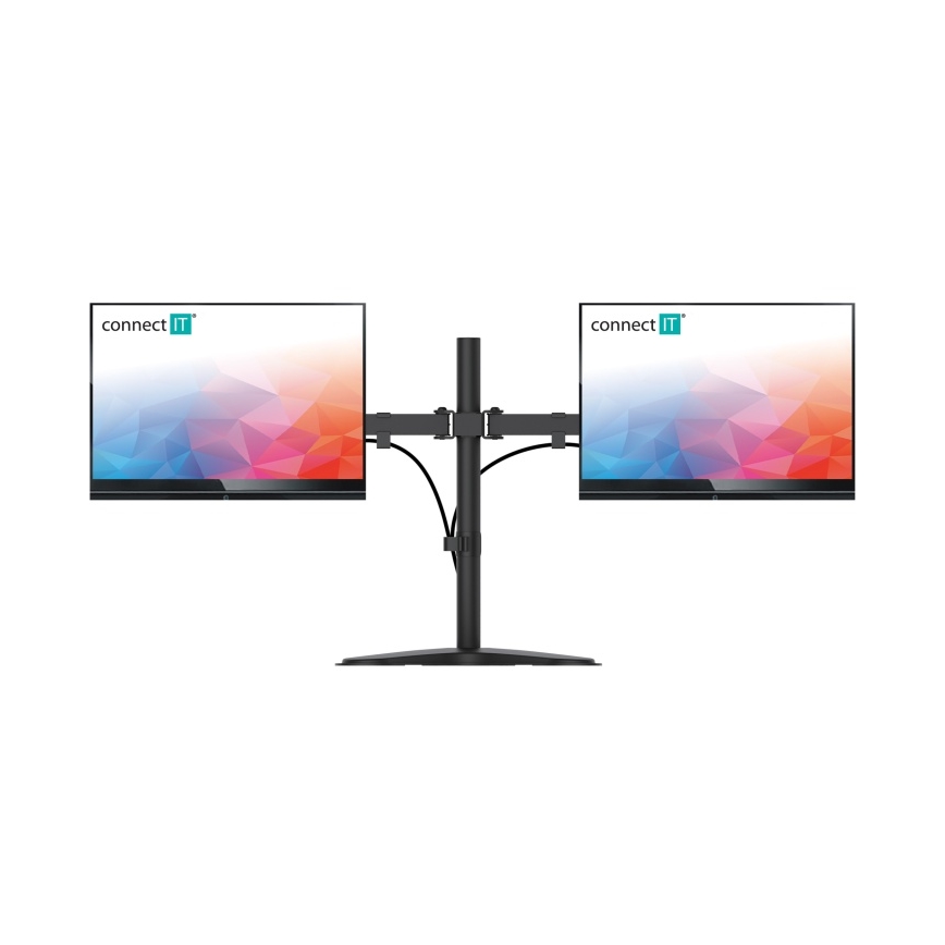 CONNECT IT CMF-3204-BK - Universalus laikiklis dviem monitoriams 13-32” juoda