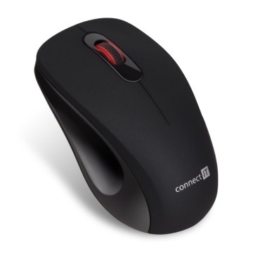 CONNECT IT CMO-2230-BK - Belaidė tyli pelė MUTE 1200 DPI 1xAA juoda