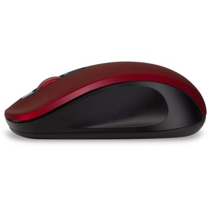 CONNECT IT CMO-2230-RD - Belaidė tyli pelė MUTE 1200 DPI 1xAA juoda/raudona