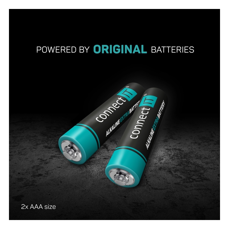 CONNECT IT CMO-2510-BK - Ergonomiška belaidė pelė Verti Wireless 800/1200/1600 DPI 2xAAA juoda