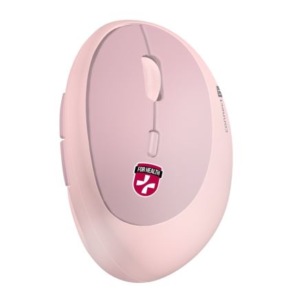 CONNECT IT CMO-2600-PK - Ergonomiška belaidė pelė 800/1200/1600 DPI, 1xAA, rožinė