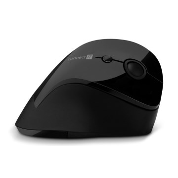 CONNECT IT CMO-2700-BK - Ergonomiška belaidė pelė 800/1200/1600 DPI 1xAA juoda