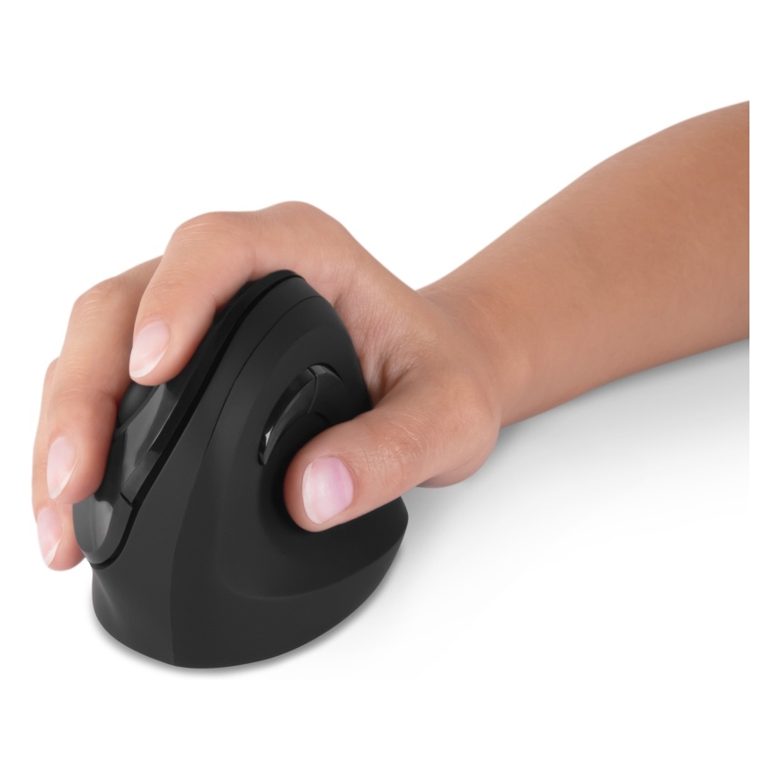 CONNECT IT CMO-2700-BK - Ergonomiška belaidė pelė 800/1200/1600 DPI 1xAA juoda