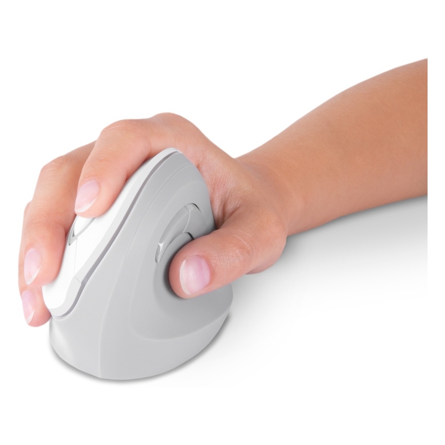 CONNECT IT CMO-2700-WH - Ergonomiška belaidė pelė 800/1200/1600 DPI 1xAA balta