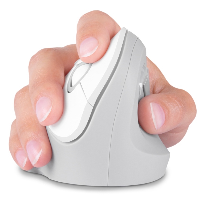 CONNECT IT CMO-2700-WH - Ergonomiška belaidė pelė 800/1200/1600 DPI 1xAA balta