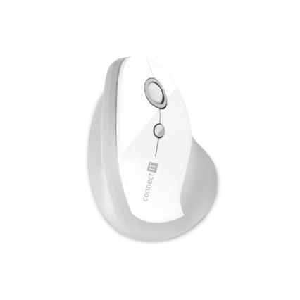 CONNECT IT CMO-2700-WH - Ergonomiška belaidė pelė 800/1200/1600 DPI 1xAA balta