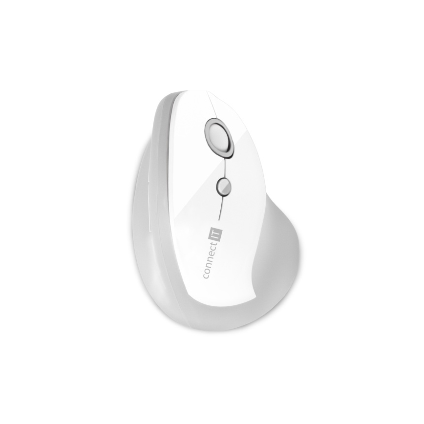 CONNECT IT CMO-2700-WH - Ergonomiška belaidė pelė 800/1200/1600 DPI 1xAA balta